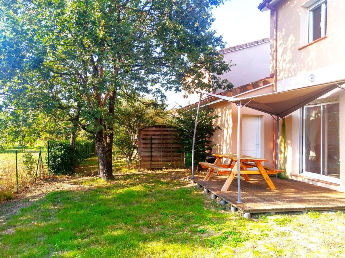 Le Clos Andree - Charmante Maison 8 Personnes - 5 Lits - Climatisation Reversible - Parking 3 Vehicules - Garage - Zone Nord Montauban - Terrasse Et Jardin Exterior photo