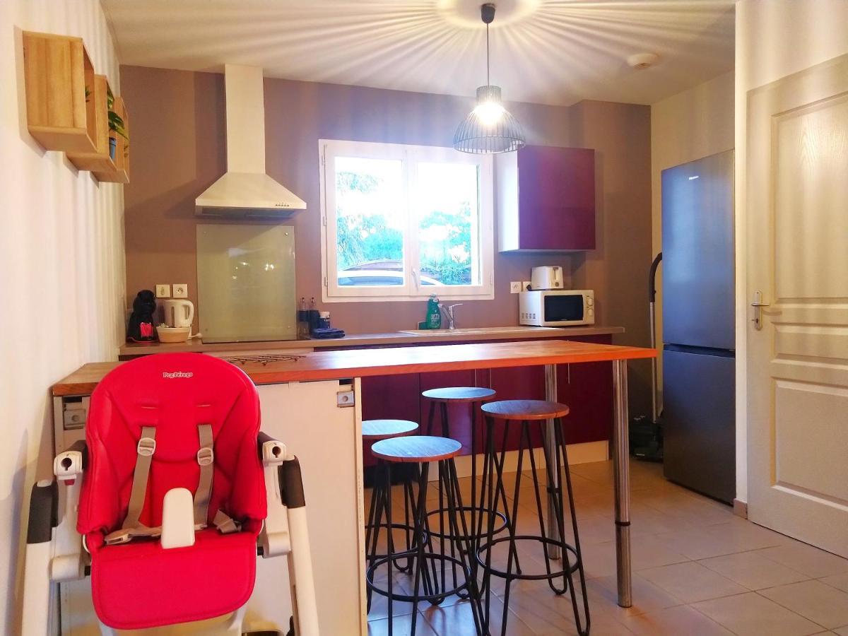 Le Clos Andree - Charmante Maison 8 Personnes - 5 Lits - Climatisation Reversible - Parking 3 Vehicules - Garage - Zone Nord Montauban - Terrasse Et Jardin Exterior photo
